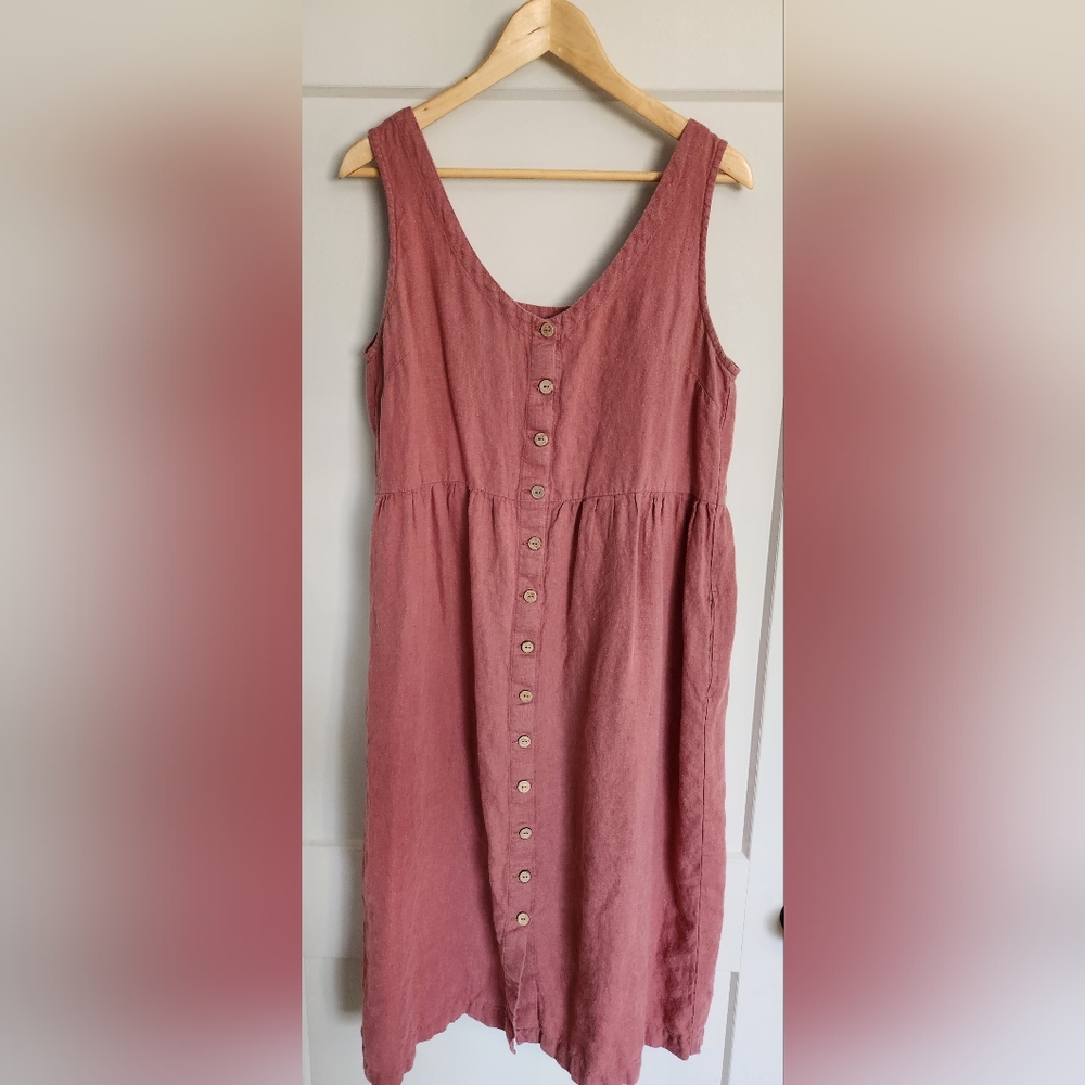 Not Perfect Linen Valley Dress M
